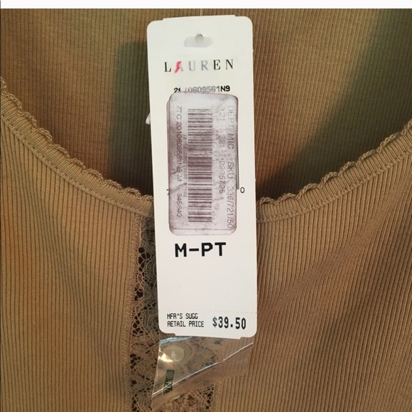 BOHO Ralph Lauren Tank Crop Top Size Medium - Picture 3 of 4